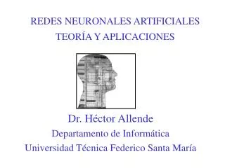 redes neuronales artificiales teor a y aplicaciones
