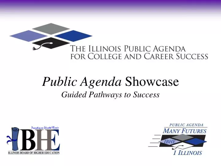 public agenda showcase guided pathways to success