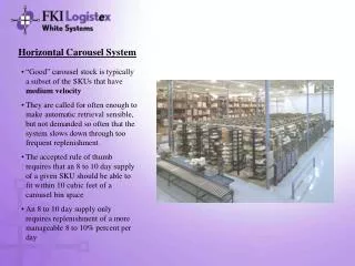 Horizontal Carousel System