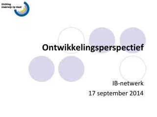 ontwikkelingsperspectief