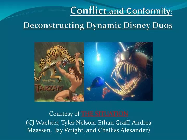 conflict and conformity deconstructing dynamic disney duos