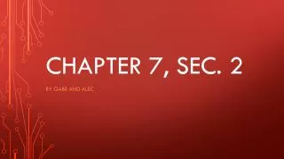Chapter 7, sec. 2