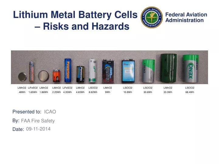 lithium metal battery cells risks and hazards