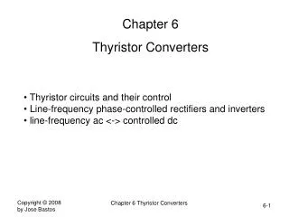 Chapter 6 Thyristor Converters