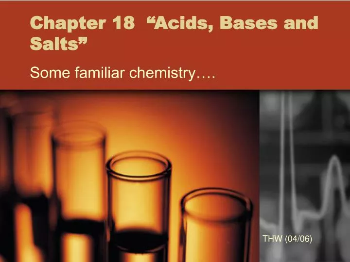 chapter 18 acids bases and salts