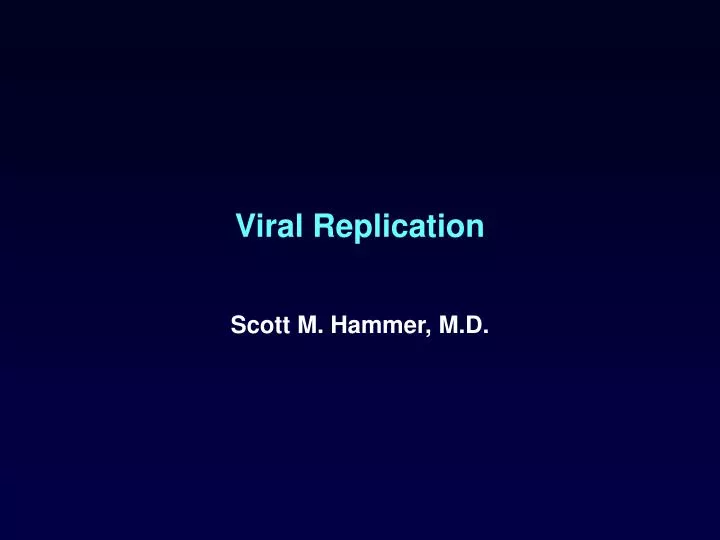 viral replication