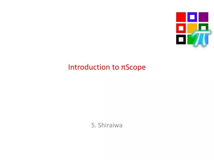 introduction to scope