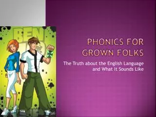 phonics for grown folks