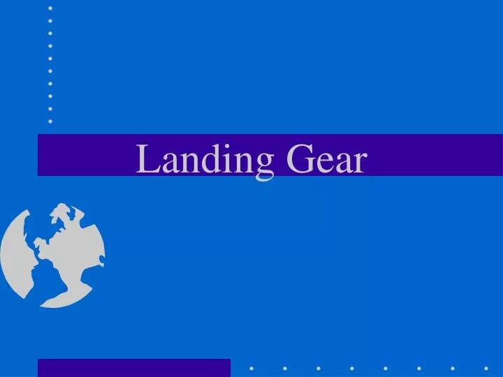 landing gear