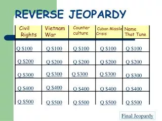 REVERSE JEOPARDY