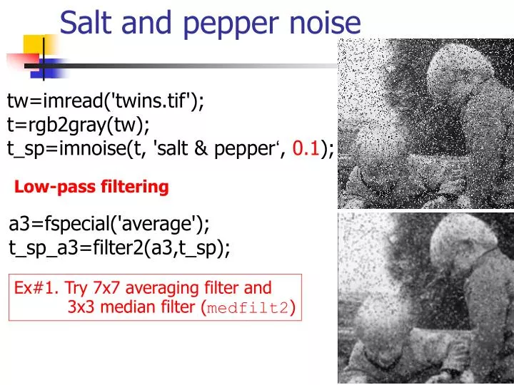 salt and pepper noise