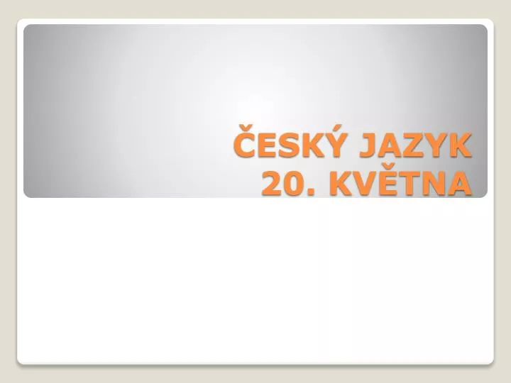 esk jazyk 20 kv tna