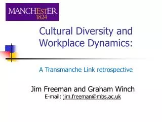 Cultural Diversity and Workplace Dynamics: