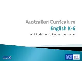 Australian Curriculum English K-6