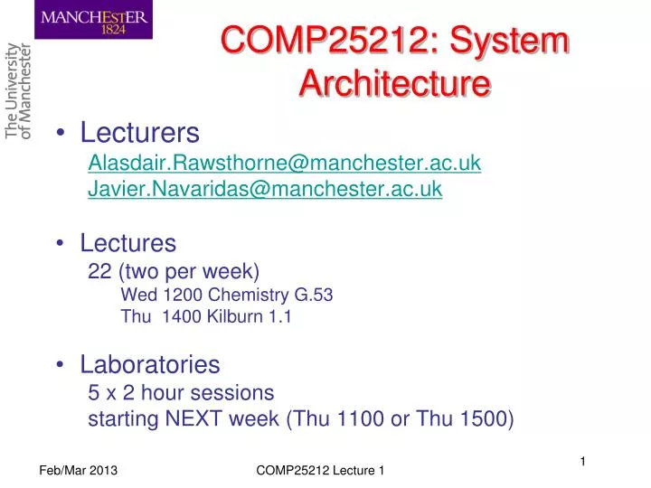 comp25212 system architecture