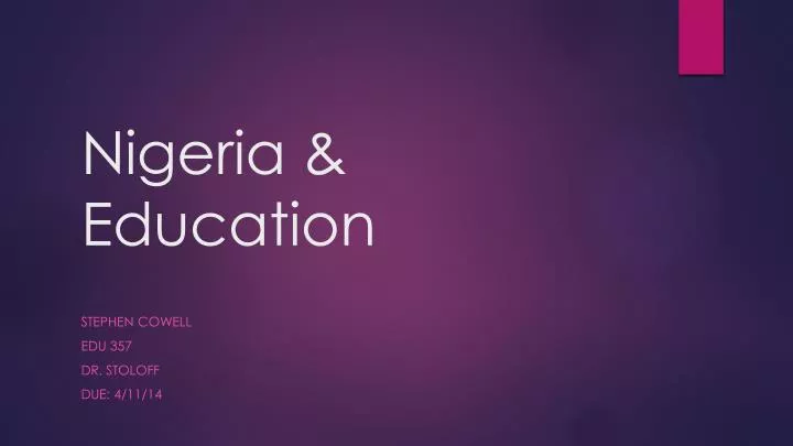 nigeria education