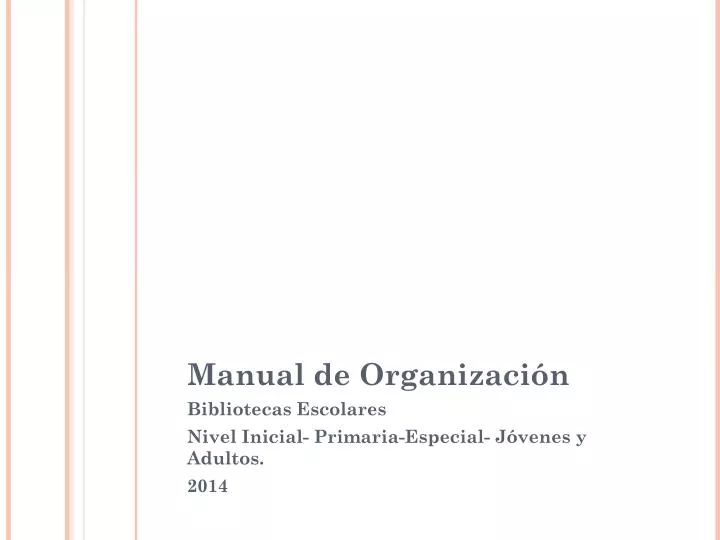manual de organizaci n