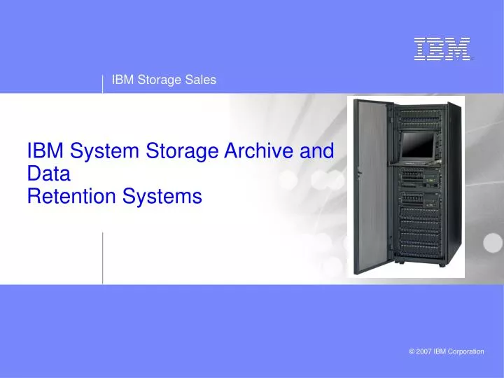 ibm system storage archive and data retention systems
