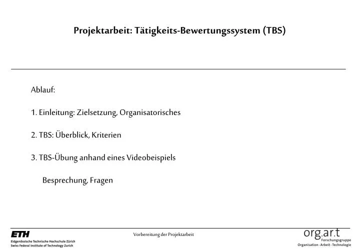 projektarbeit t tigkeits bewertungssystem tbs