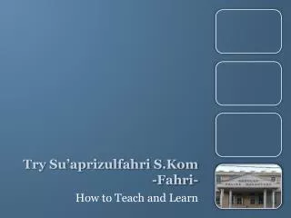 try su aprizulfahri s kom fahri