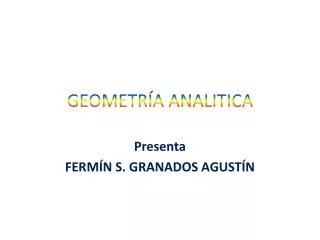 geometr a analitica