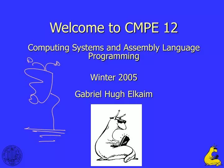 welcome to cmpe 12