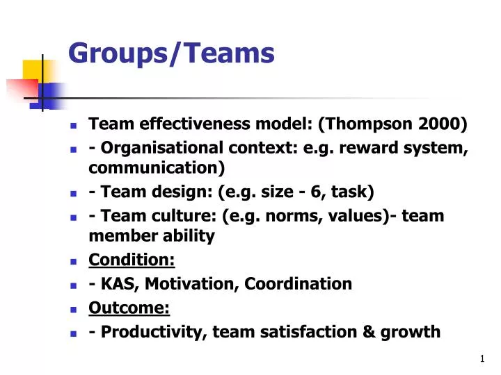 groups teams