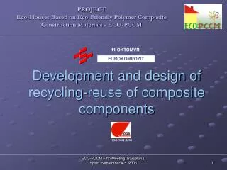Development and design of recycling-reuse of composite components