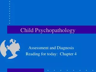 Child Psychopathology