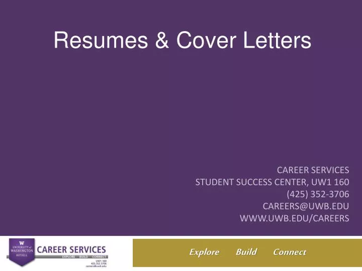 career services student success center uw1 160 425 352 3706 careers@uwb edu www uwb edu careers
