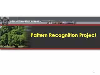 Pattern Recognition Project