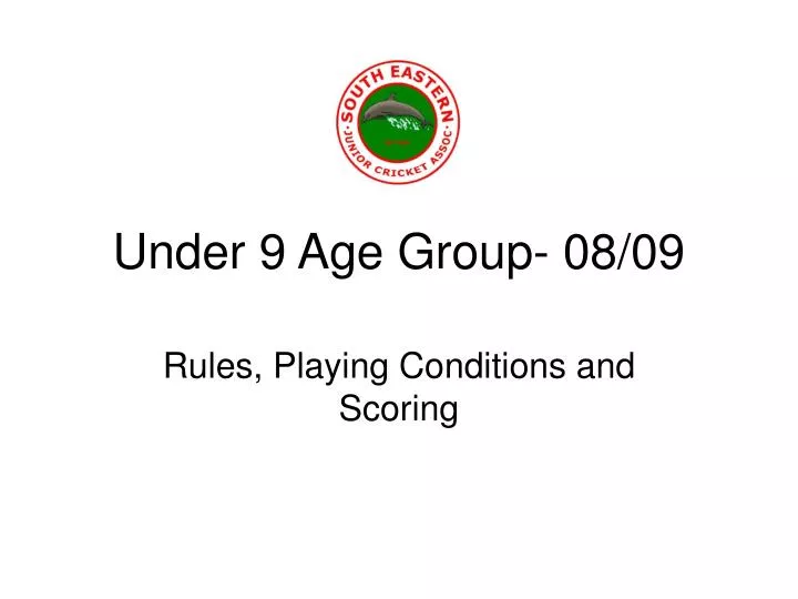 under 9 age group 08 09