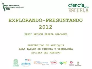 explorando preguntando 2012