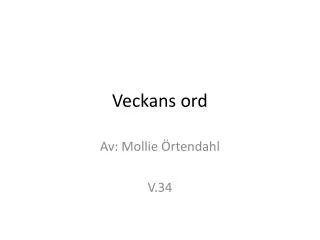 veckans ord