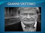 GIANNI VATTIMO - slide 1