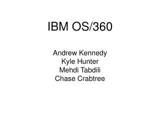 IBM OS/360