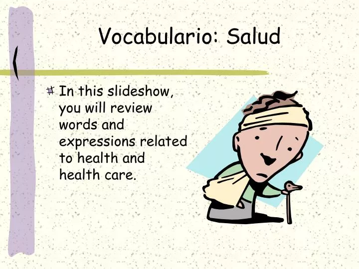 vocabulario salud