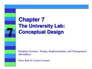 Chapter 7 The University Lab: Conceptual Design