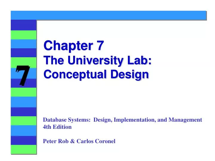 chapter 7 the university lab conceptual design