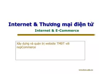 x y d ng v qu n tr website tm t v i nopcommerce