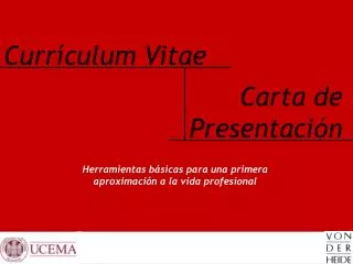 curr culum vitae