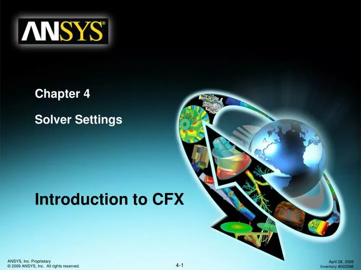 chapter 4 solver settings