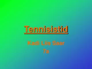 tennisistid