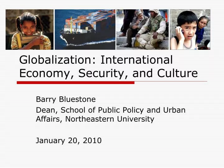 globalization international economy security and culture