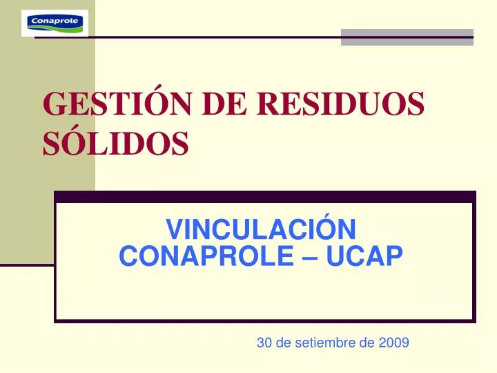PPT GESTIÓN DE RESIDUOS SÓLIDOS PowerPoint Presentation free download ID
