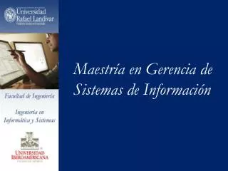 maestr a en gerencia de sistemas de informaci n