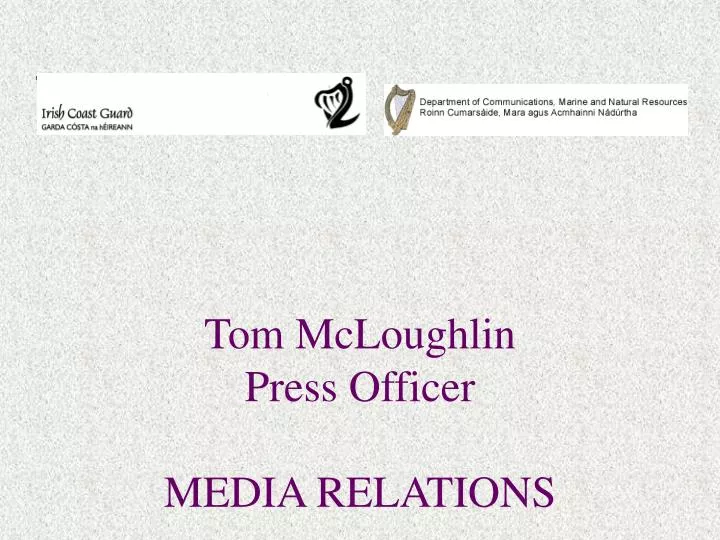 tom mcloughlin press officer media relations