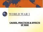 WORLD WAR 1 - slide 1