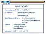 Antartic Seafood S.A - slide 1