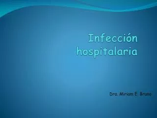 infecci n hospitalaria